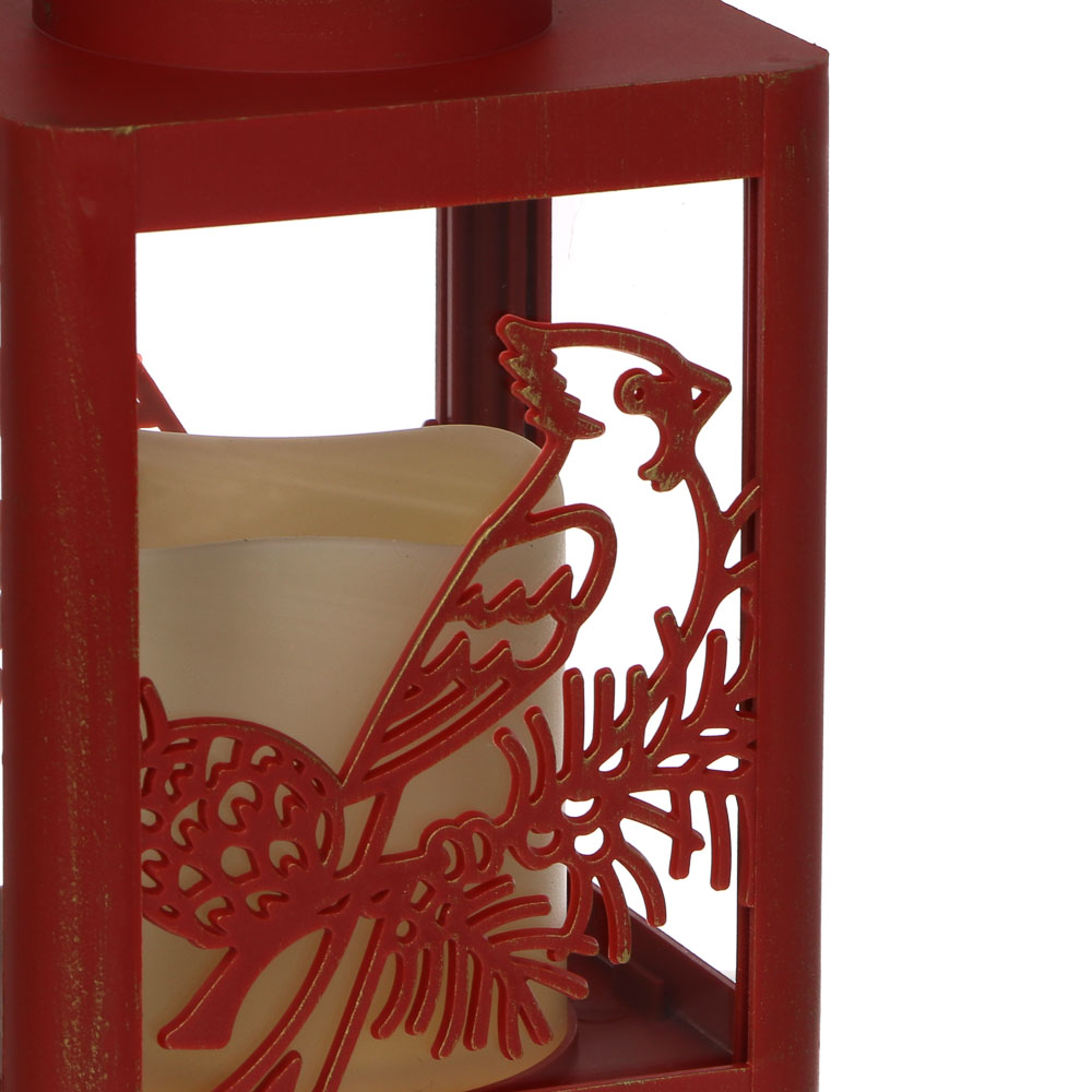 Светильник декоративный LED в виде фонаря тм СНОУ БУМ, 10x10x17 см, ABS, PP, стекло, 3xAAA, арт.2 - #3