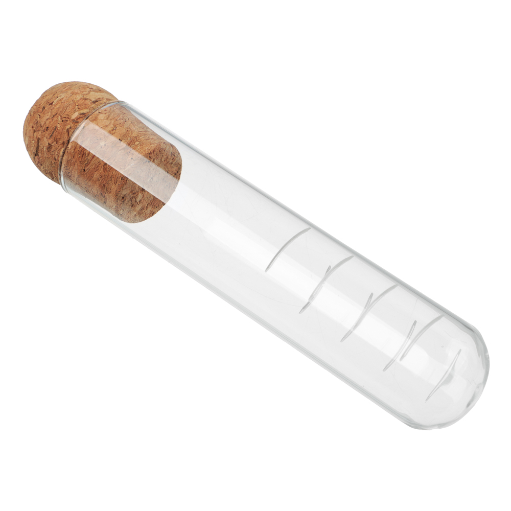 VETTA Сито-колба для заваривания чая 3х15см, стекло, пробка - #3