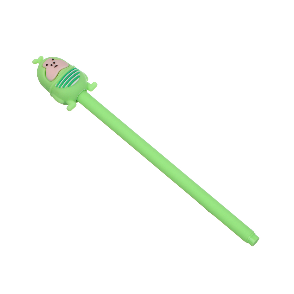 Ручка гелевая синяя "Веселая компания", 6 дизайнов, шоу-бокс - #2