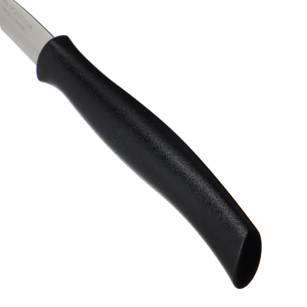 Нож для овощей 8 см Tramontina Athus, черная ручка, 23079/003 - #4