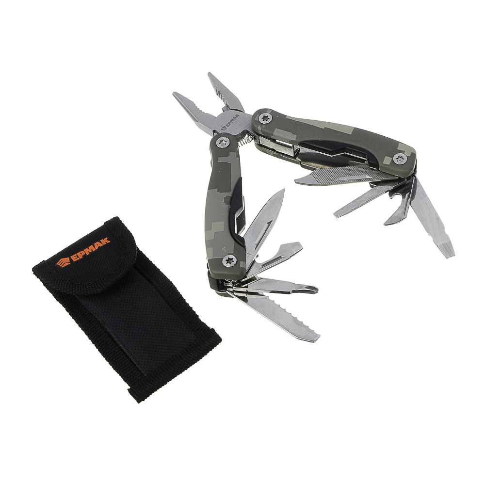 Инструмент многофункциональный тм ЕРМАК, 15 функций, 10,5см, нерж.сталь - #3