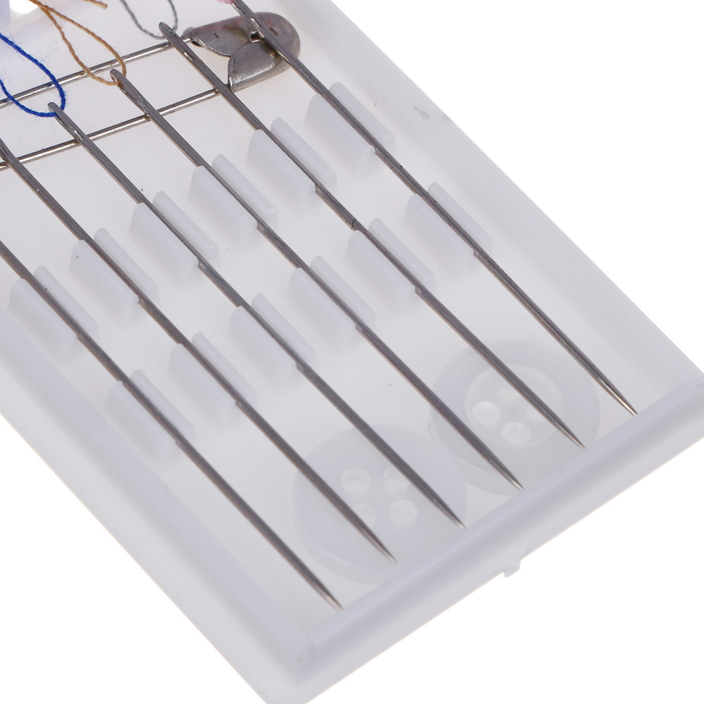 Набор швейный дорожный 15 пр., 7,5х3,5см, металл, пластик - #5