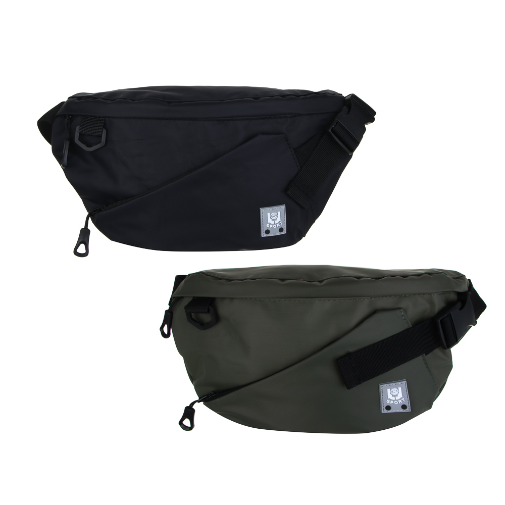 Сумка-бананка из водооталкивающей ткани тм ЮL Инновикс, 3 отделения, ПЭ, 33х17см, 2 цвета, КЖС24-04 - #1