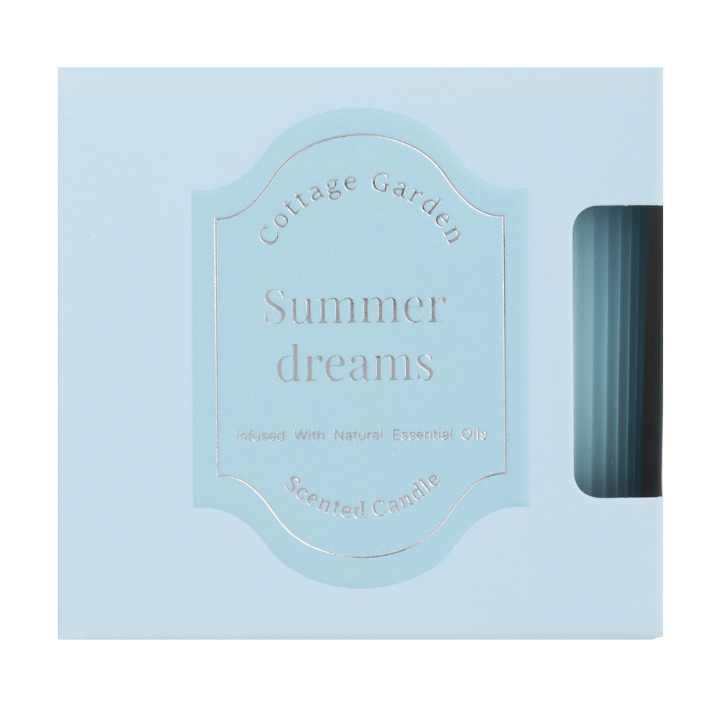 Свеча ароматизированная тм NEW GALAXY Cottage garden 90г,Wild Honey, Summer Dreams, Cherry Blossom - #11