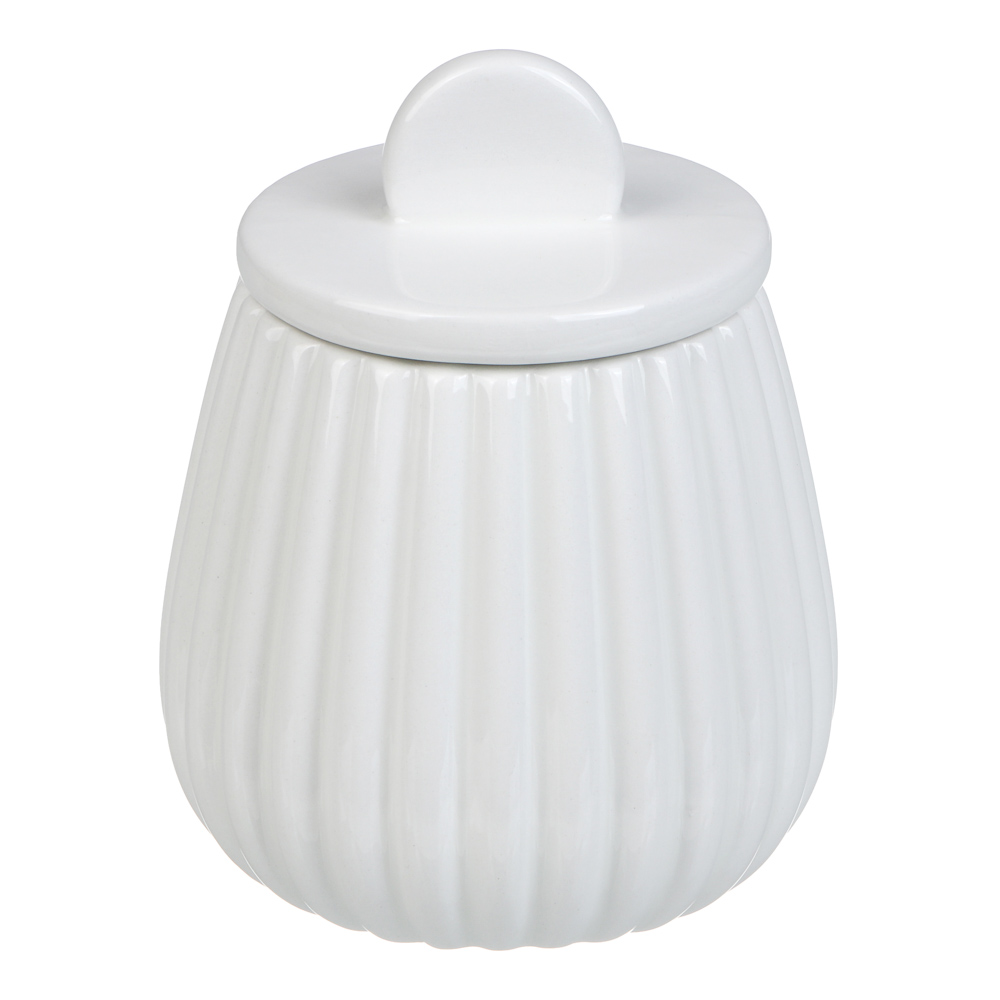 Шкатулка для украшений с крышкой, 8,5x8,5x11 см, доломит - #1