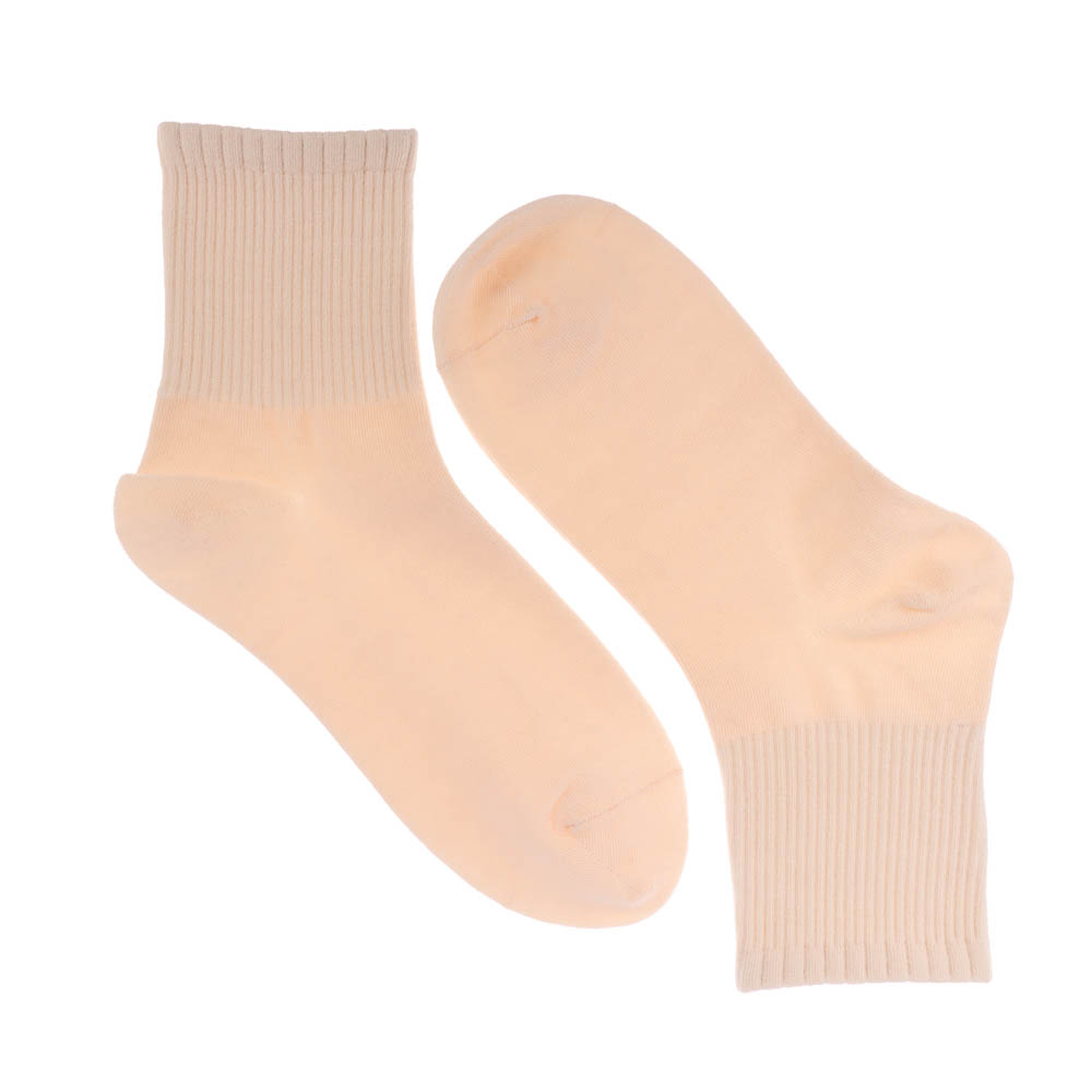 Носки женские высокие в рубчик, тм Turkan, р. 36-41, 90%хлопок, 8% п/а, 2%лайкра,цвета в ас-те,7158 - #3