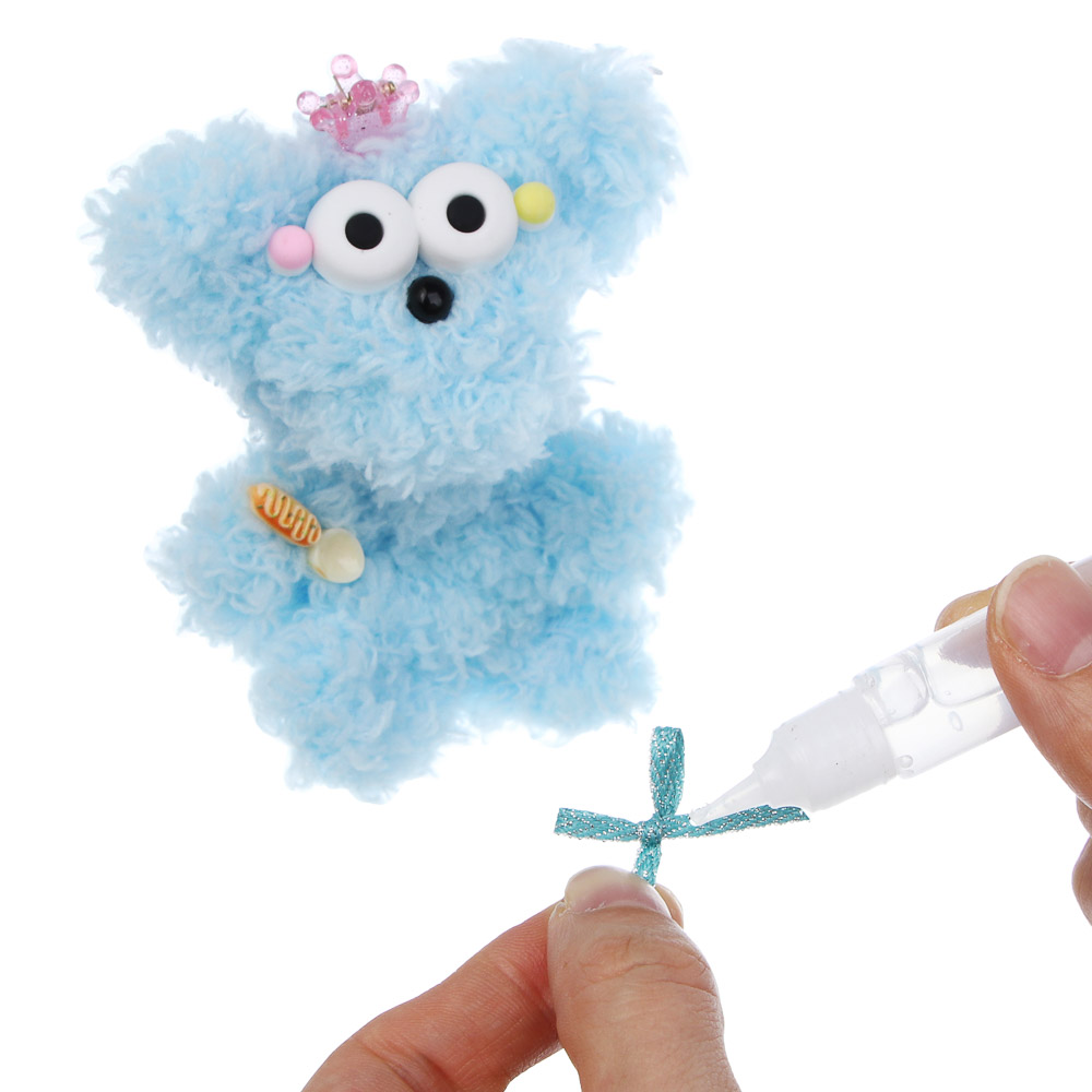 Набор для творчества "Мякиши" животные из меховых палочек, PP, клей, PVC, 12,5х17,7х3,8см, 4 дизайна - #7