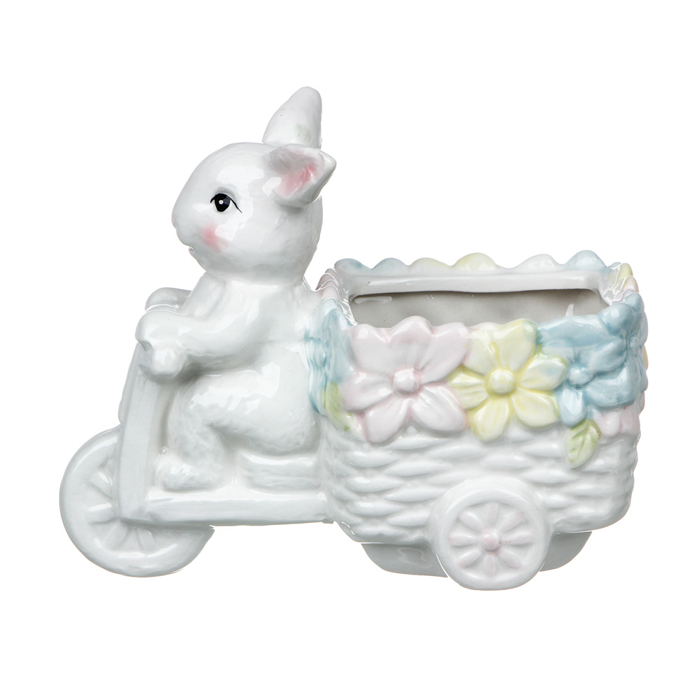 Блюдо декоративное "Кролик", керамика, 16,5x8,5x13,5 см - #2