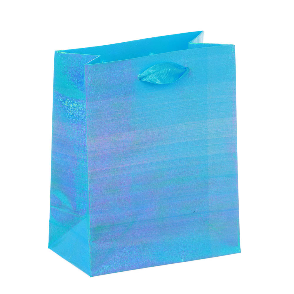 Пакет подарочный бумажный, блестящий перламутр, 11.5x14.5x6.5 см, 7 цветов - #2