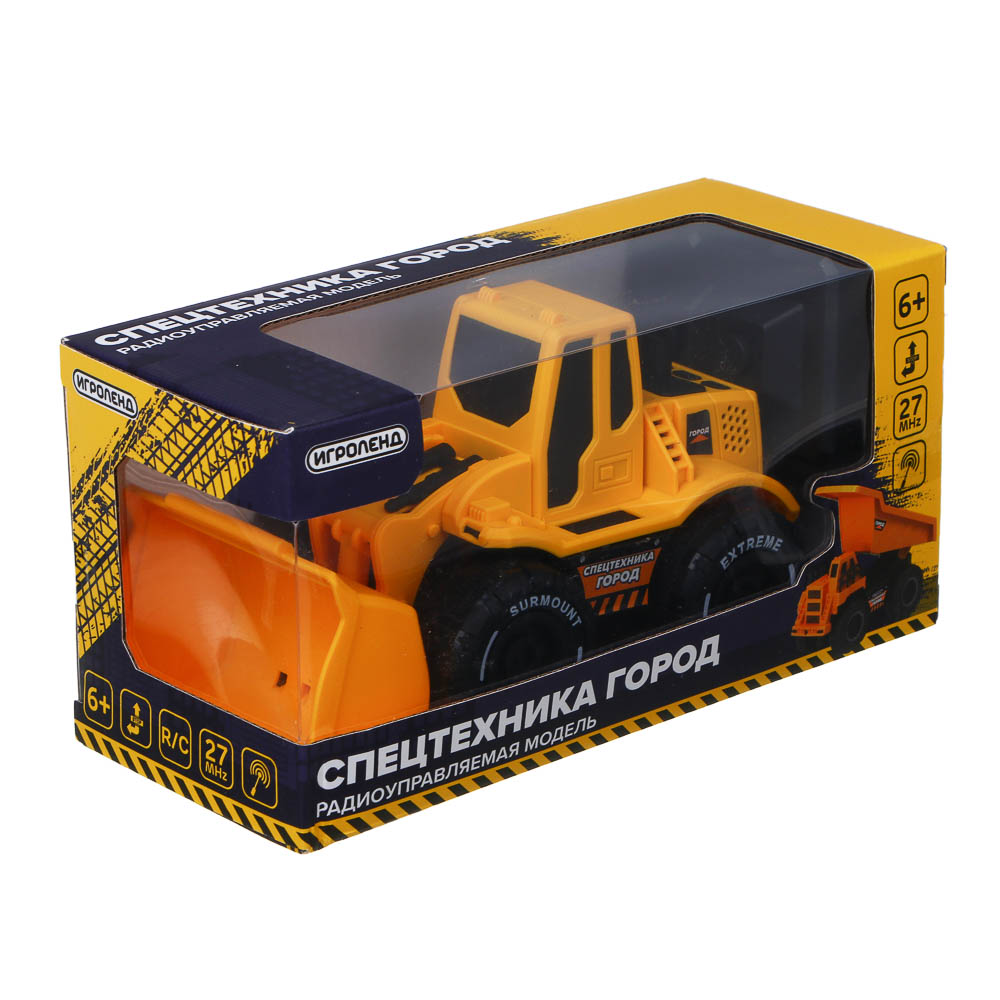 ИГРОЛЕНД Техника радиоуправляемая Город, 2-канальный, пульт, 4хАА, PP, 19,5х8,5х9,5 см, 3 дизайна - #9