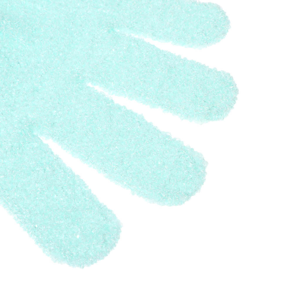 Мочалка перчатка тм ЮL с отшелушивающим эффектом, полиэстер, 18см, 5 цветов, МС24-06 - #19