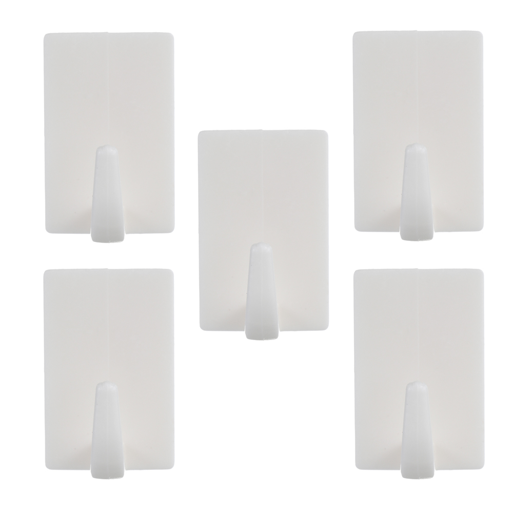 VETTA Крючки самоклеящиеся на блистере, 5шт, белый - #2