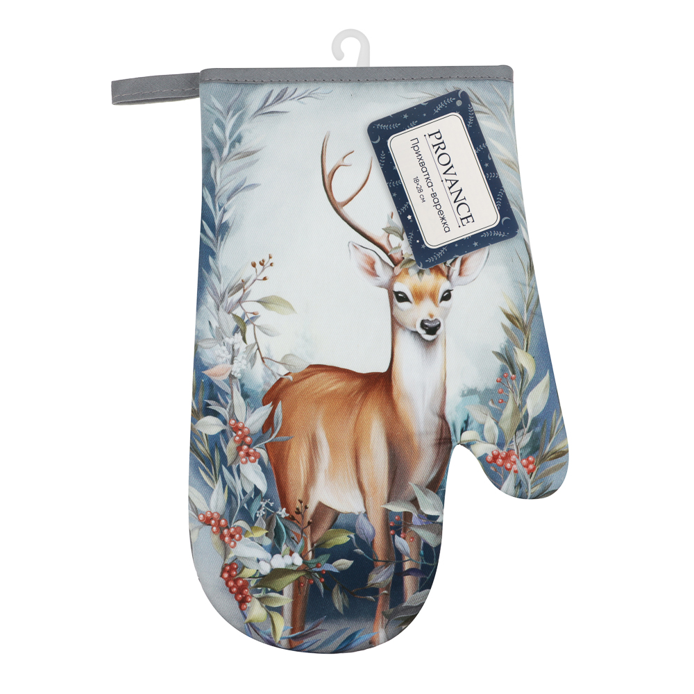 PROVANCE Нордик Прихватка-варежка, 18х28см, 100% хлопок, олень - #9