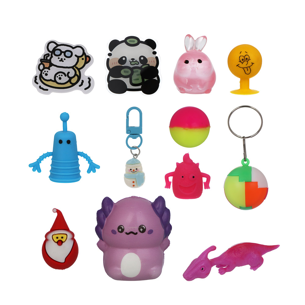 ХОББИХИТ Адвент-календарь "Веселые игры", TPR, PU, резина, полистоун, ABS,30,2х19,8х5,2см - #8