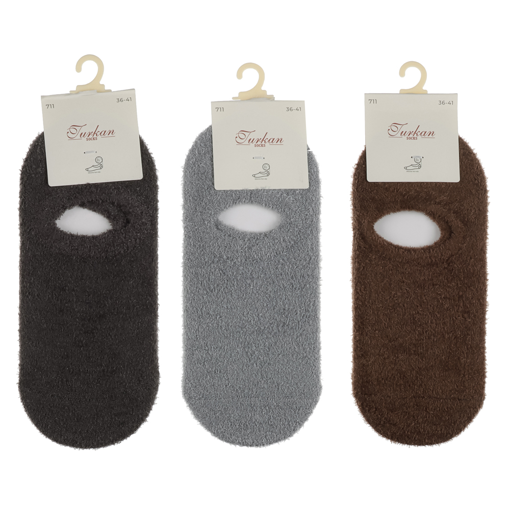 Носки женские укороченные тм TURKAN, р.36-41, цвета в ассортименте, #AZ711 - #7
