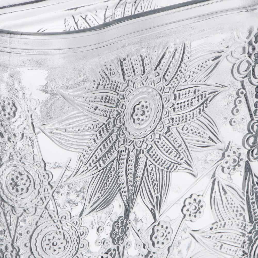 Ваза стеклянная, 13х6х18 см, 2 дизайна - #4