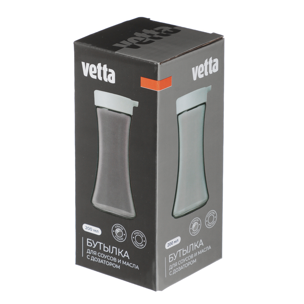 VETTA Бутылка для соусов и масла с дозатором, 15х6,5см, стекло, пластик - #5