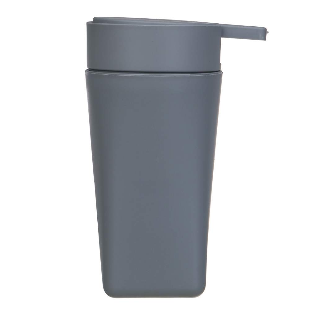 VETTA Дозатор для жидкого мыла, пластик, 350 мл, 14,5x9,5x7 см, серый - #3