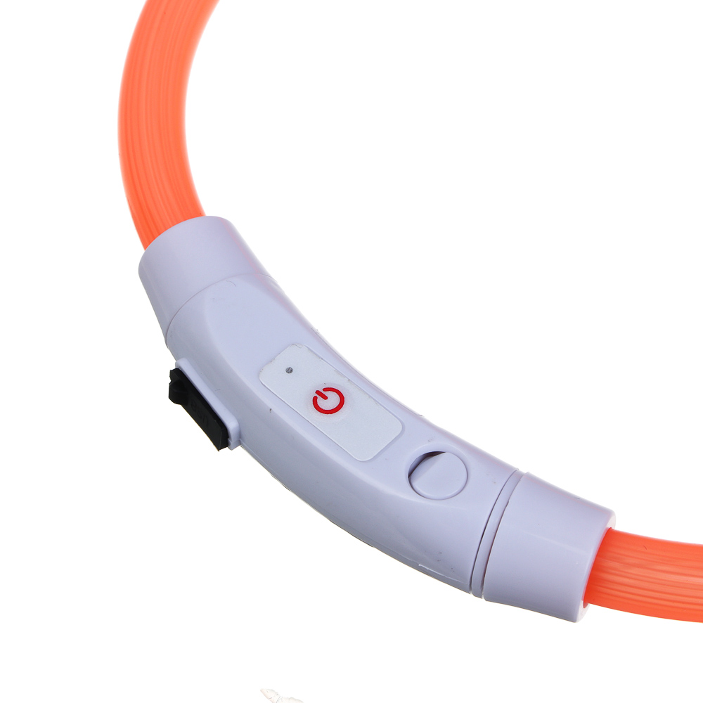 VETTA Ошейник светящийся с USB зарядкой, поливинилхлорид, ABS пластик, 52,5 см - #7