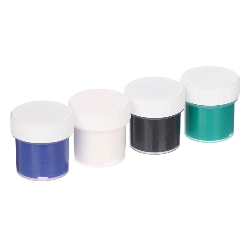 Краски гуашевые 12 цветов, объем баночки 10мл - #9