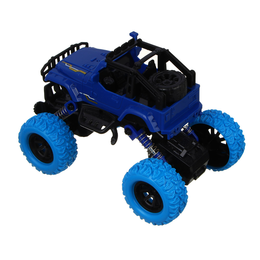 ИГРОЛЕНД Машина "Пустынный багги", инерция, колеса на пружинах, PP, TPR, 14х10х10 см, 4 дизайна - #6