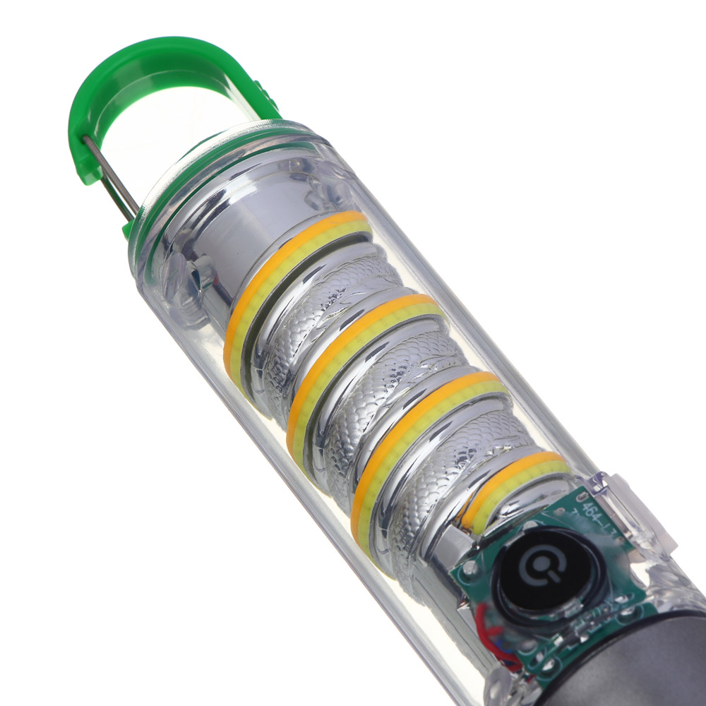 ЕРМАК Фонарь LED СОВ, 7 режимов, 1200 мАч, 175х34 мм, карабин, фокусировка, рассеиватель - #6