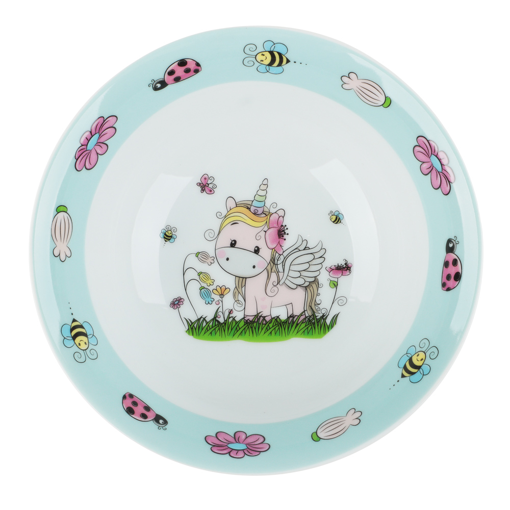 Набор посуды 3пр, тм MILLIMI Единорог, фарфор - #7