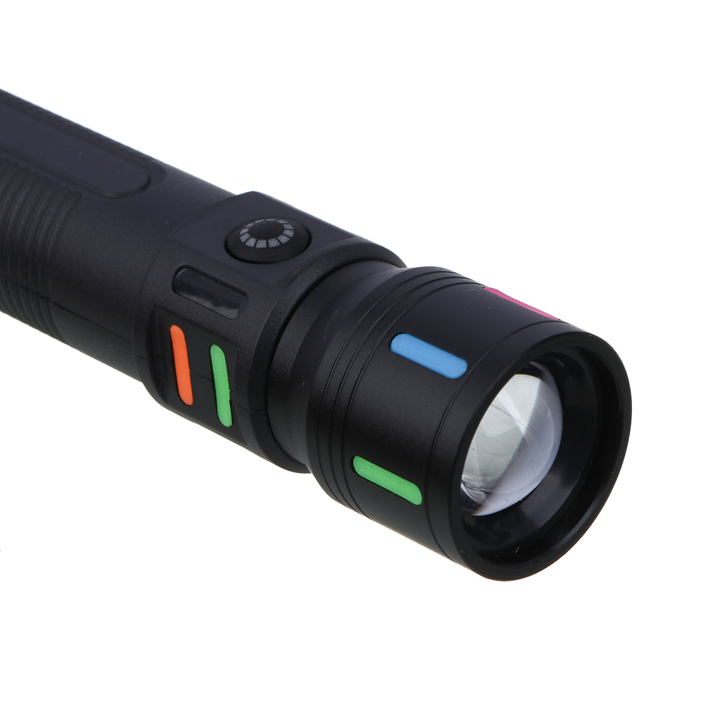 ЕРМАК Фонарь рабочий, LED,3 режима, 1200мАч, фокусировка,металл,пластик, 143х33 мм, Туре-С - #4