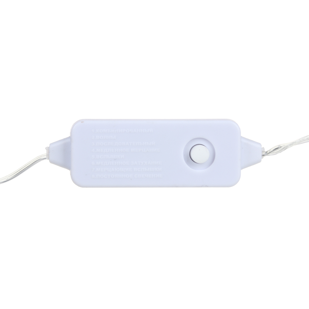 СНОУ БУМ Эл.гирлянда нить росы медь, 10м, 100LED, шампань, 8 реж, зеленый, 220В - #3