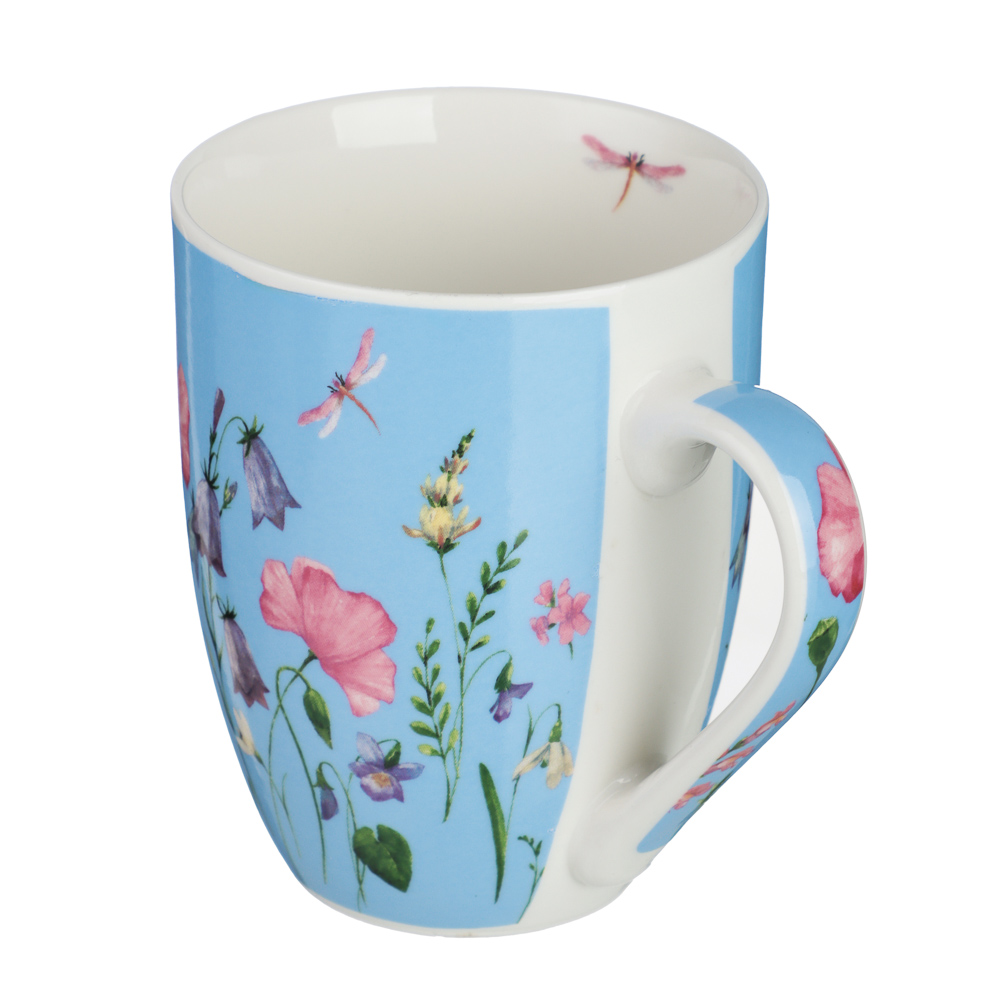 Кружка 350мл, фарфор, "Соцветие", 4 цвета - #3