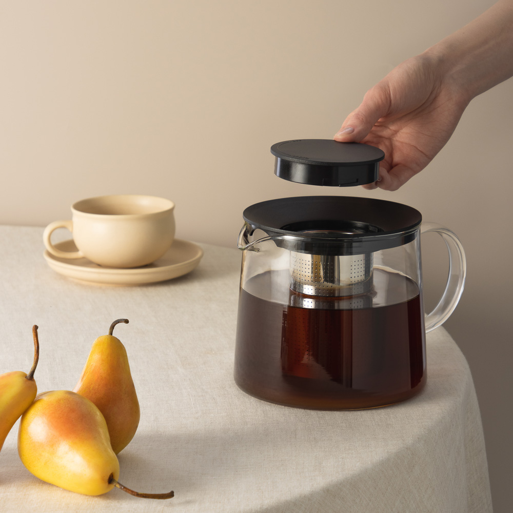 SATOSHI Цейлон Чайник заварочный 1,5л, жаропрочное стекло - #14