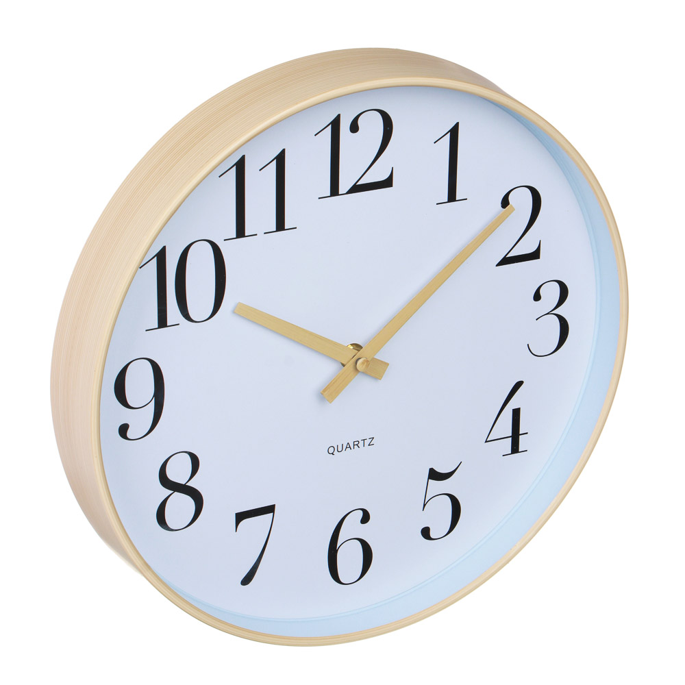 LADECOR CHRONO Часы настенные круглые, пластик, 30х30х4 см, 1xАА, арт.2-14 - #2