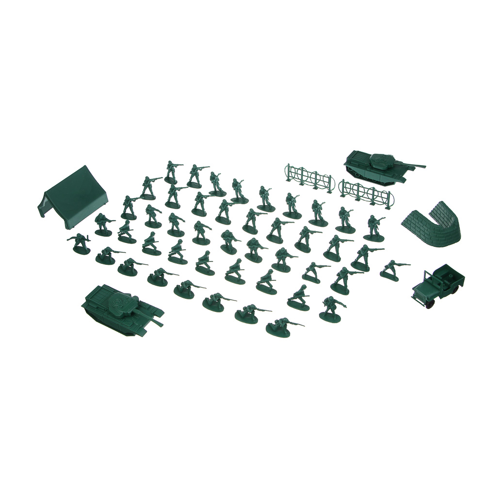 ИГРОЛЕНД Набор солдатиков 100 шт., пластик - #8