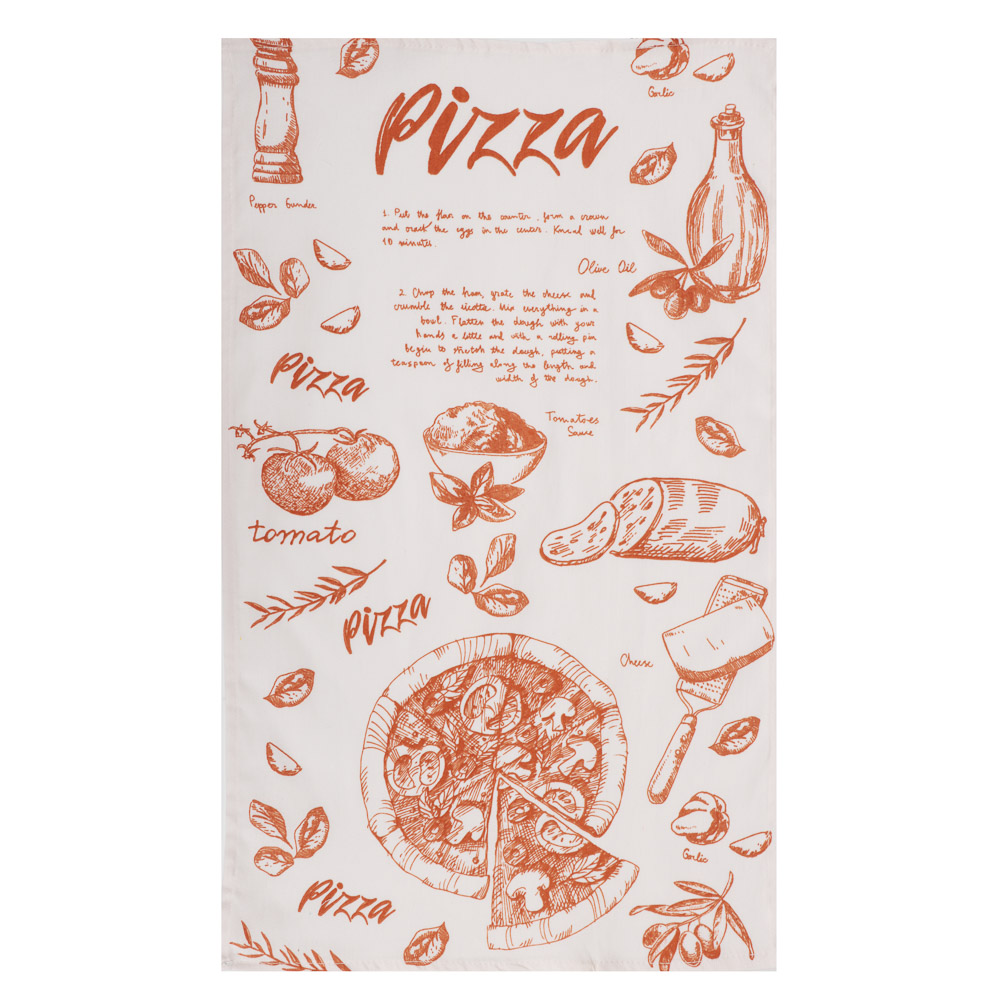 Полотенце кухонное, 35х60см, 100% хлопок, Spany, Pizza - #3