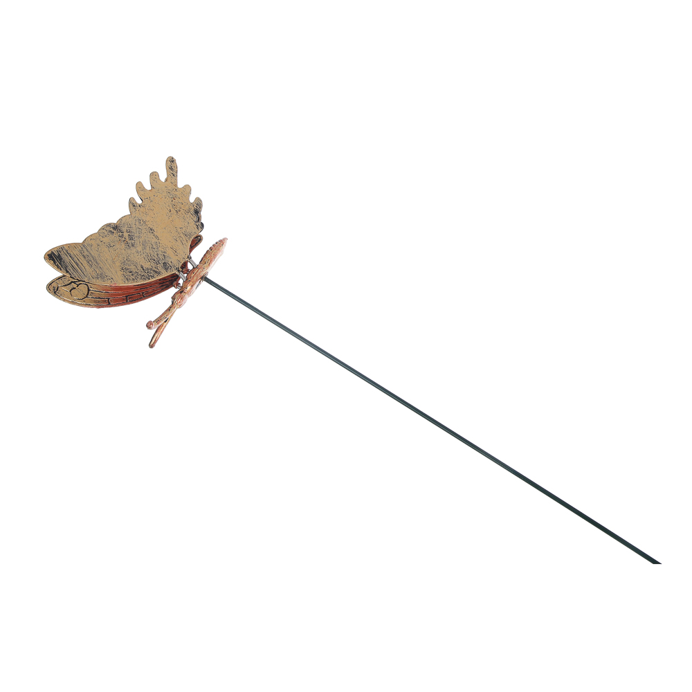 Фигурка на стержне "Бабочка" тм INBLOOM, 13х10х60см, пластик, металл - #6