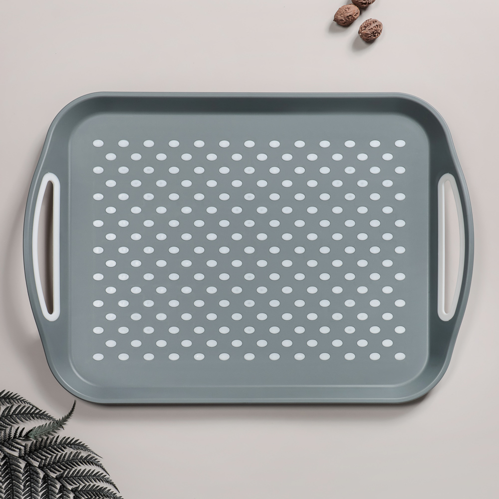 Поднос прямоугольный антискользящий "Мокко", 45,5х32х4,5см - #6