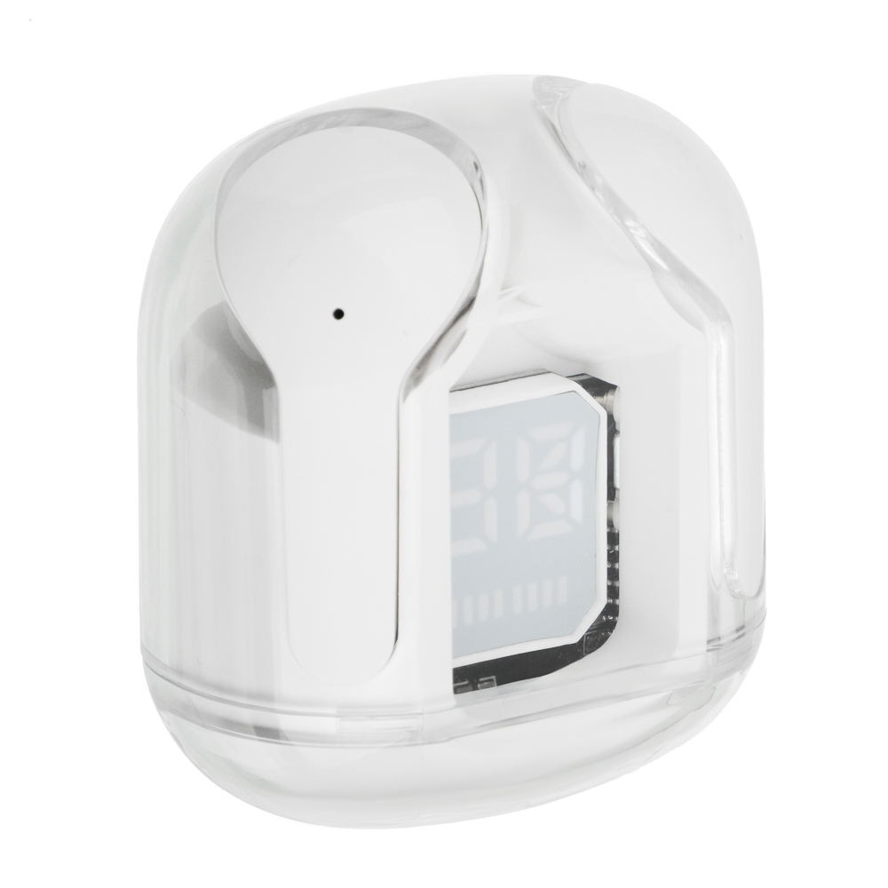 Наушники беспроводные TWS FORZA SnowPods внутриканальные, 30/150mAh, индикация уровня заряда, белый - #4