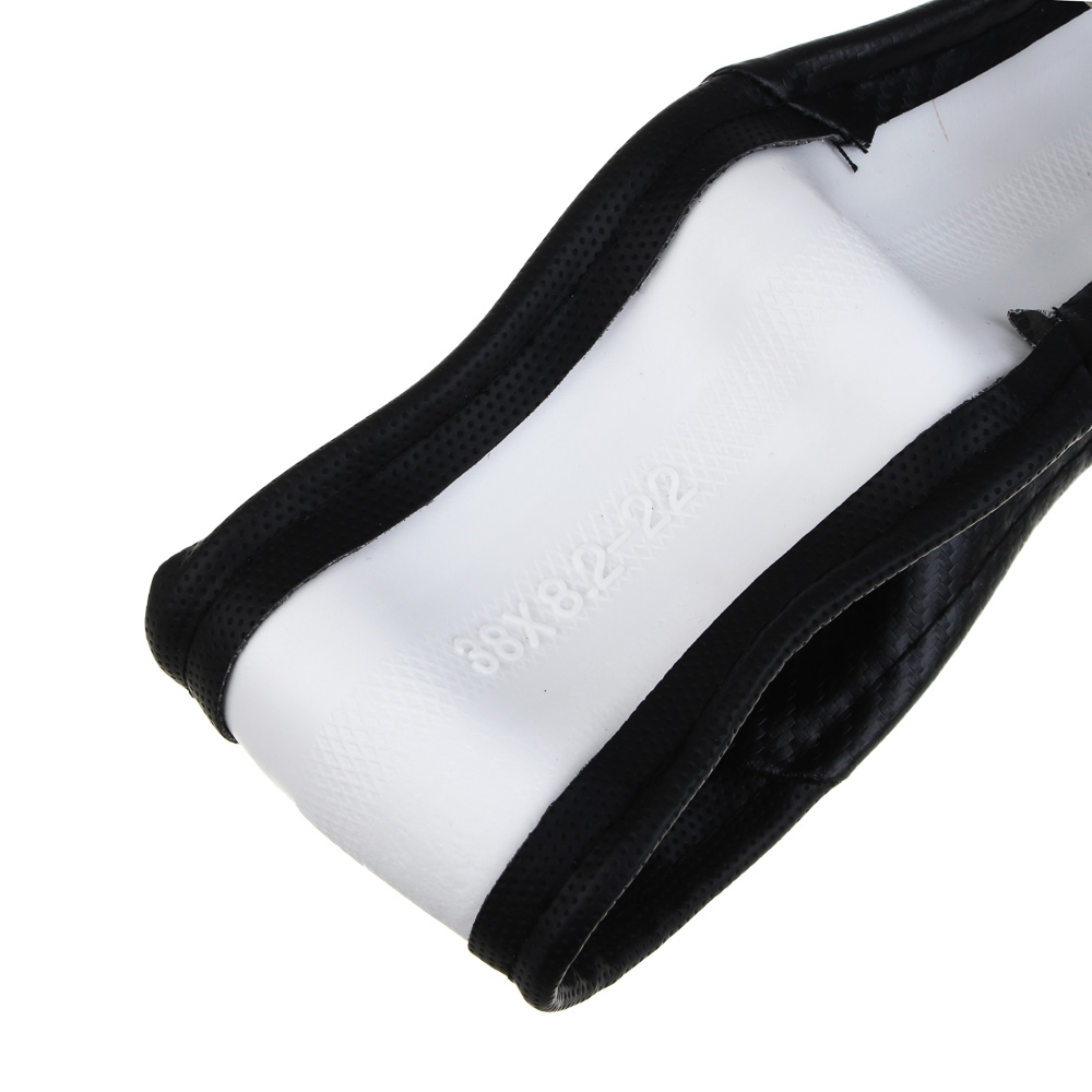 ЕРМАК Оплетка руля, Карбон - В, черная с черными вставками, + красный, размер М, полиуретан(PU) - #4