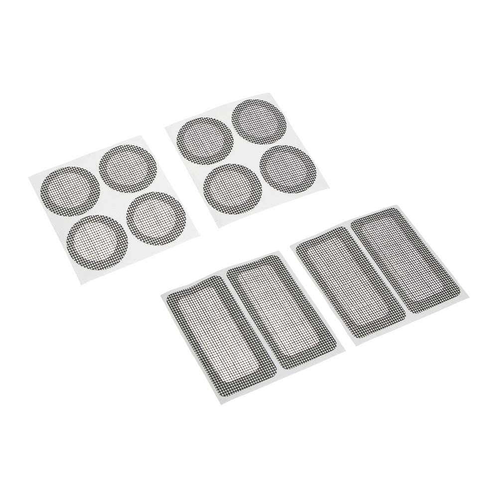 Заплатка для ремонта москитной сетки тм INBLOOM, 4х8,3см х 4шт / d4см х 8шт, стекловолокно - #2