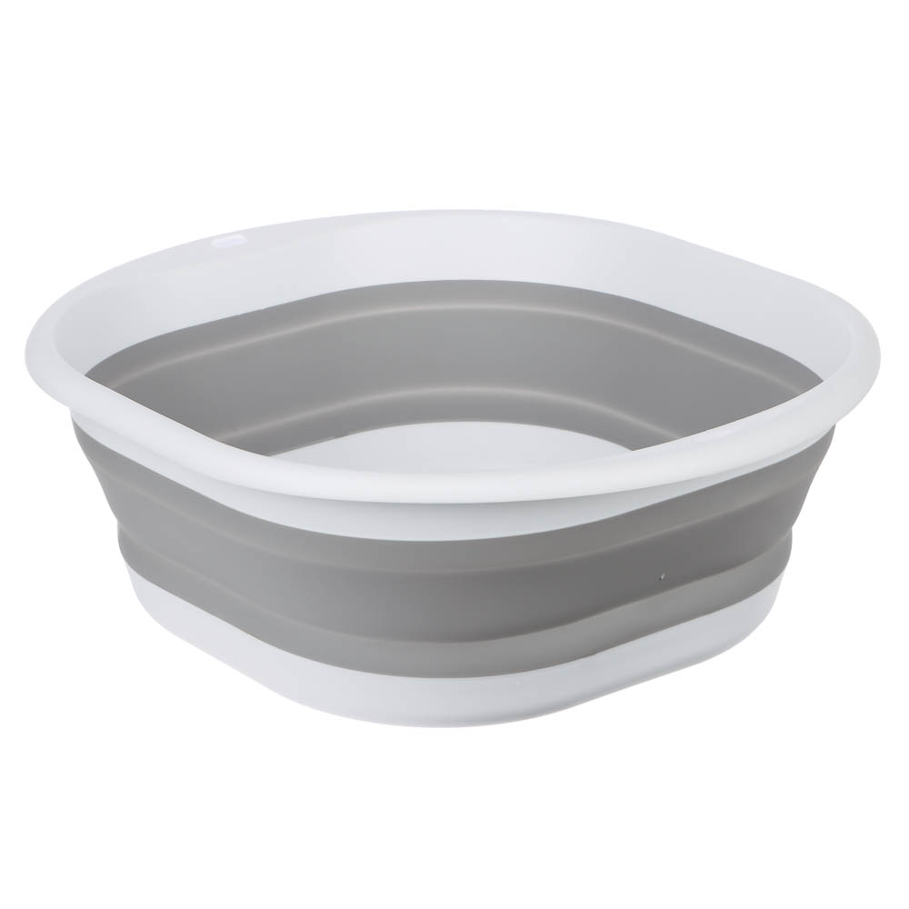 Набор тазов для уборки 3 шт, складные, 3-5-8 литров, полипропилен, термопластичная резина - #2