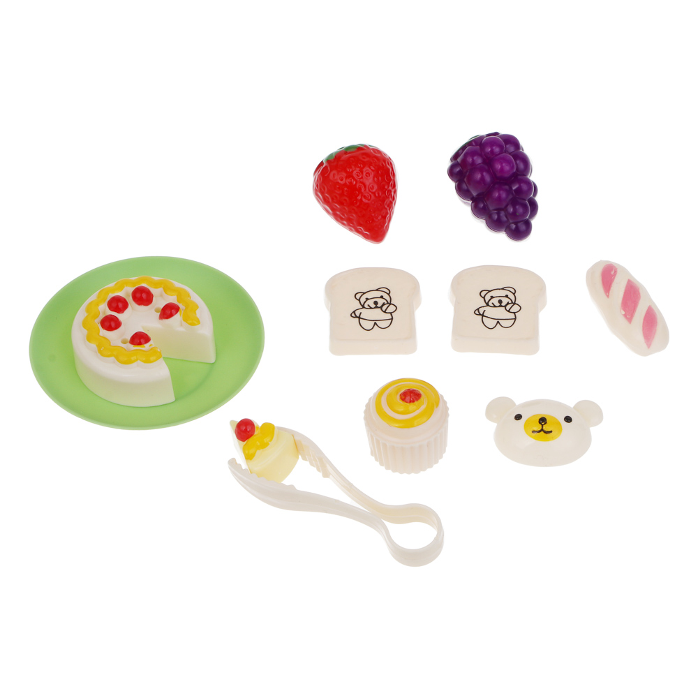 ИГРОЛЕНД Игровой набор посуды и продуктов "Моя кухня", пластик, 20,5х7,5х30,5 см, 4 диз - #5