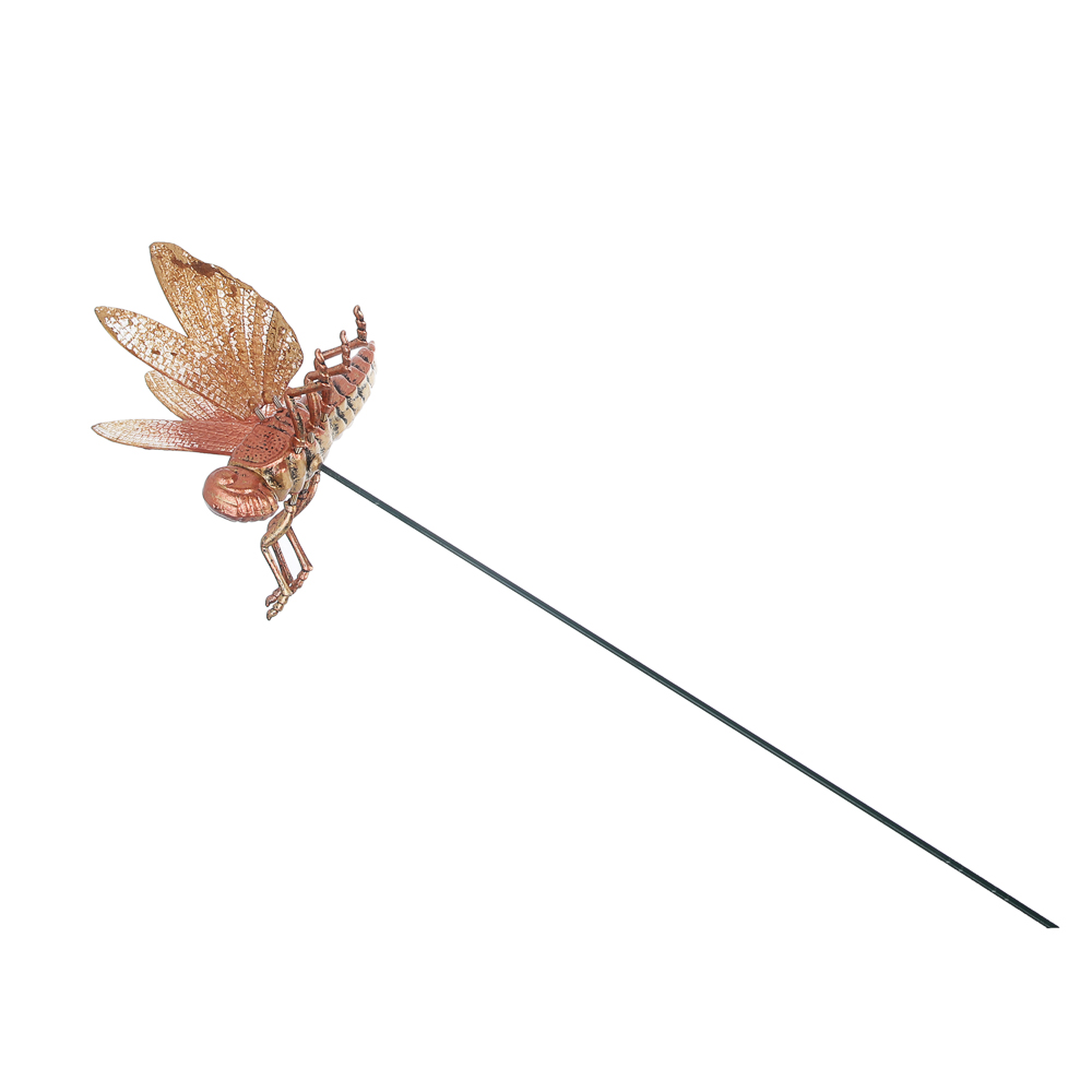 Фигурка на стержне "Стрекоза" тм INBLOOM, 18х11х60см, пластик, металл - #5