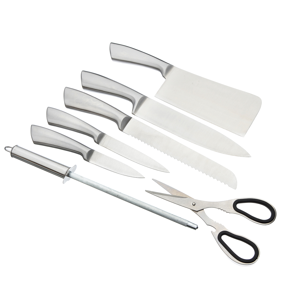 SATOSHI Мартелл Набор ножей кухонных 8пр, ручки хром, акриловая подставка - #2