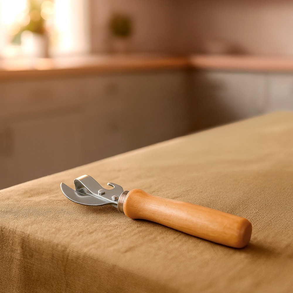 Открывалка, 15x3,8см, дерево, углеродистая сталь - #5