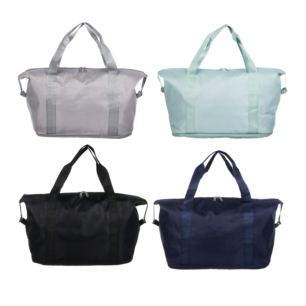 Сумка дорожная с расширением на молнии, полиэстер, 55х44х23см, 3-5 цветов - #1