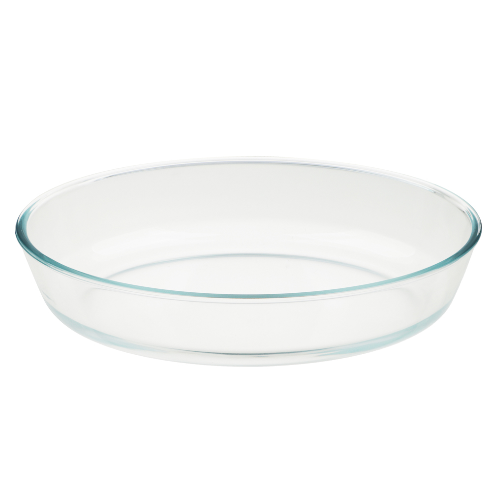 SATOSHI Форма для запекания жаропрочная овальная, стекло, 30.3х21.3х6.5см, 2.4л - #4
