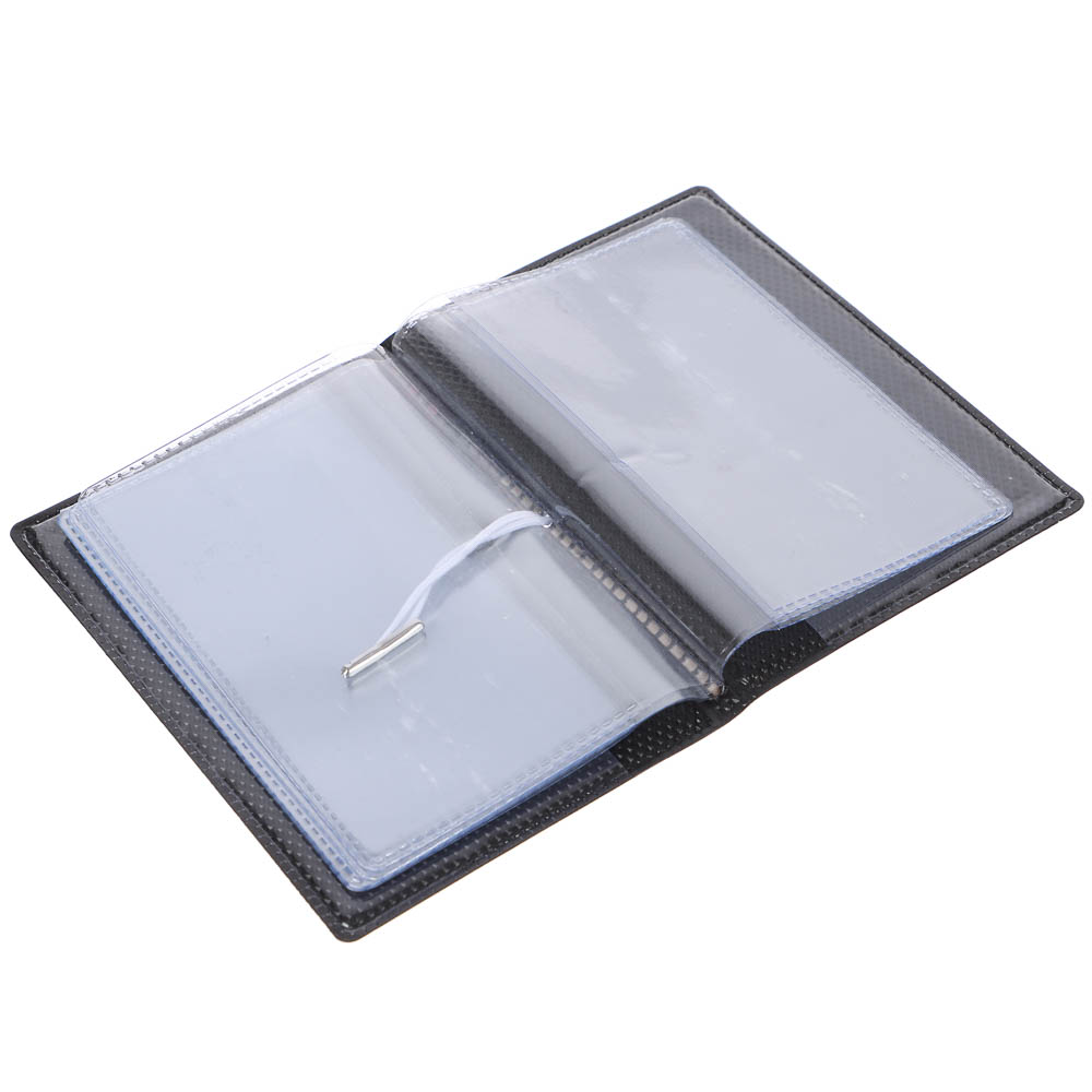 Визитница-картхолдер тм ЮL на 10 карт с удерживающей резинкой, ПВХ, 10,4х7см, 6 дизайнов - #3