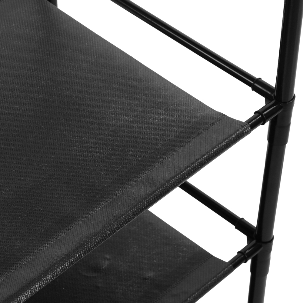 VETTA Напольная вешалка для одежды с этажеркой для обуви, 4 яруса, 60х30х155см, металл, пластик - #3