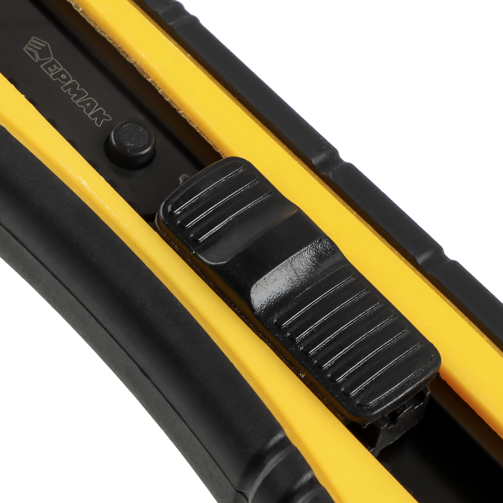 ЕРМАК Нож универсальный 18мм, метал.направ.,Autolock,корпус пластик+TPR,лезвие с воронением, блистер - #3