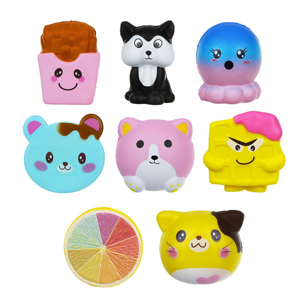 LASTIKS Мялка "Сквиш милые животные", с ароматом, 8-12см, полиуретан, 6-12 дизайнов - #2